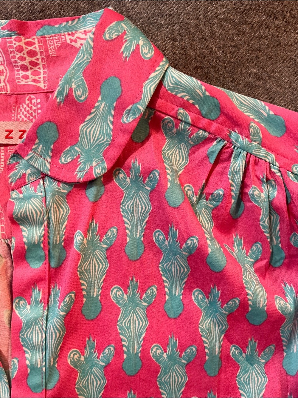 Tizzie (Dizzy Lizzie) Zebra Tunic with Pockets